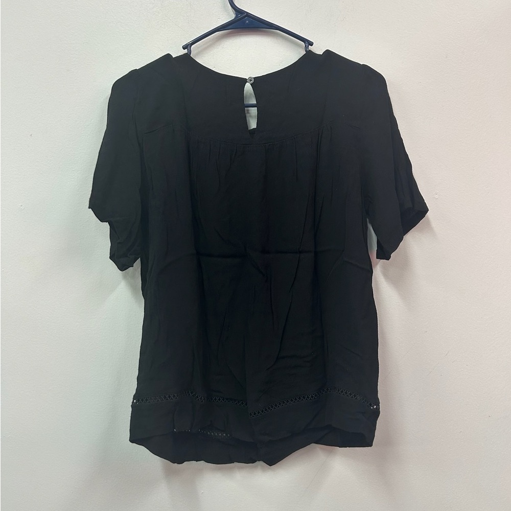 Loft Black Women's Top Size Medium
